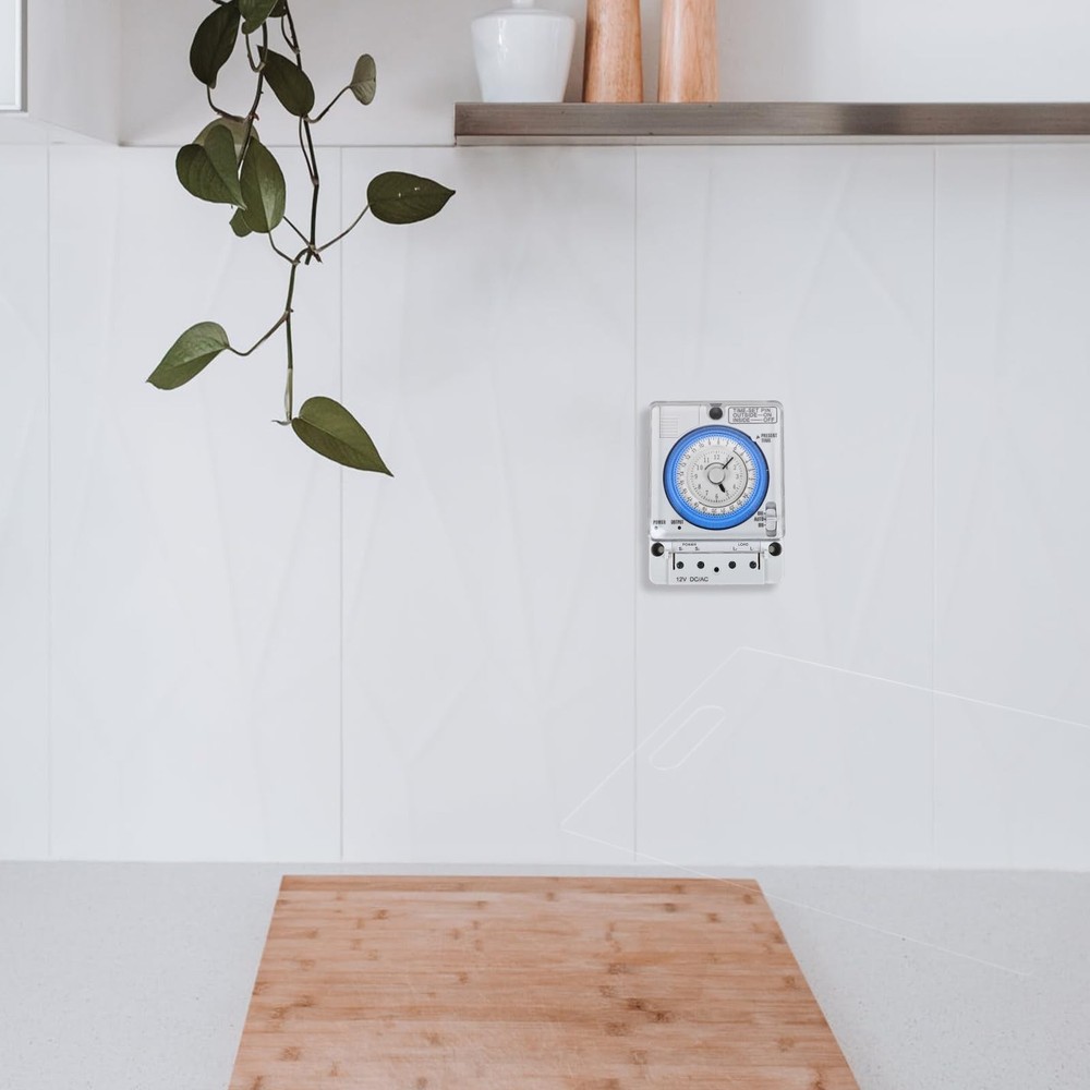 TEHAUX Precise Mechanical Timer, Adjustable Mechanical Time Control Switch, 1...