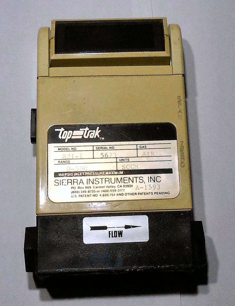 SIERRA INSTRUMENTS TOP-TRAK 821-1 Inline Digital Air Flow Meter