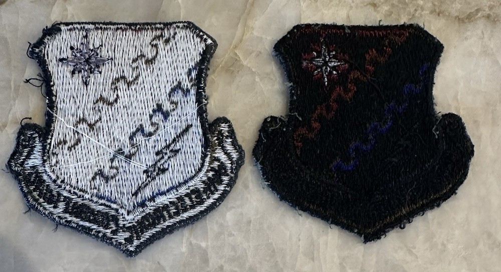 2 Older 66th Electronic Combat Wing Patches US Air Force Patch