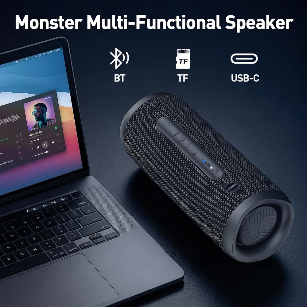 Bluetooth Speaker, Wireless Portable Outdoor Bluetooth Speakers