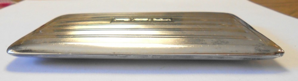 Vintage Webster Sterling Silver Business Card Cigarette Case Monogram