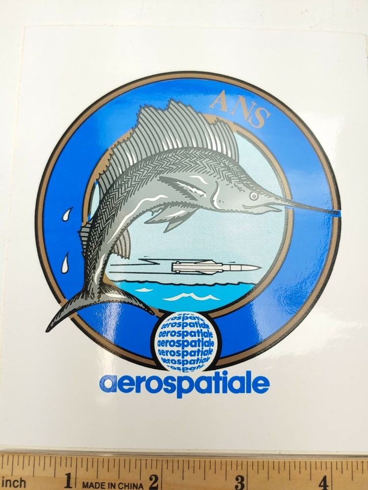 AEROSPATIALE MBB ANS ASSM anti-surface ship missile sticker