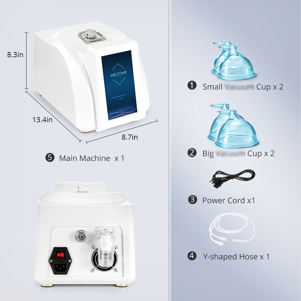 Professional Butt Cupping Machine Strong Suction Touch Screen Easy Operation USA