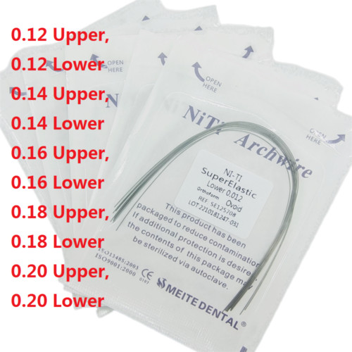 Dental Orthodontic Super Elastic Niti Round/Rectangular Arcos Arch Wires Ovoid