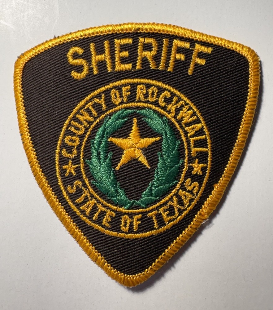 Rockwall Texas Sheriff Patch ~ Approx 3.5”