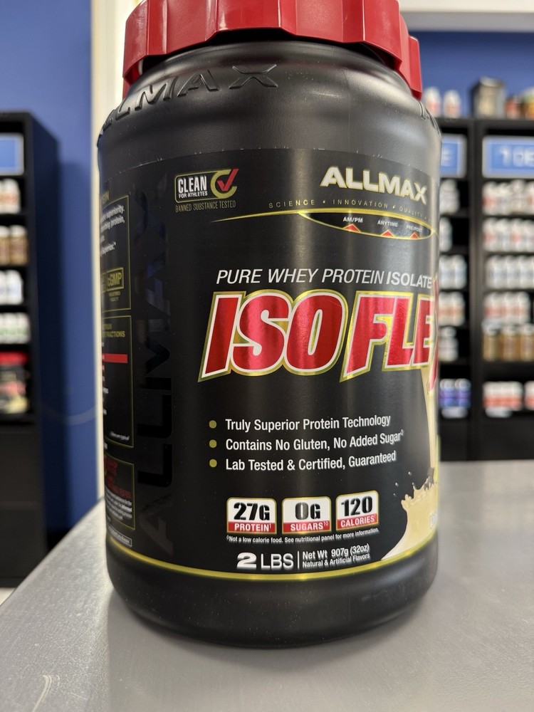ISOFLEX Pure Whey Protein Isolate 2lbs Vanilla