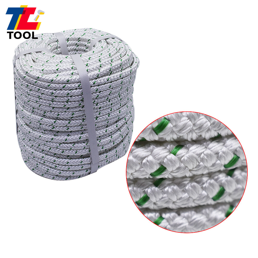1544 Lbs 3/8" x 200' Double Braid Polyester Rope Arborist Rope Rigging Line