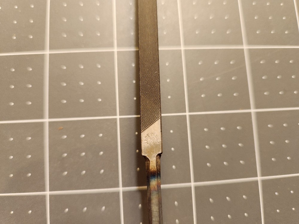 Nicholson 6" Double-cut Triangular Extra Slim Taper File - 15460