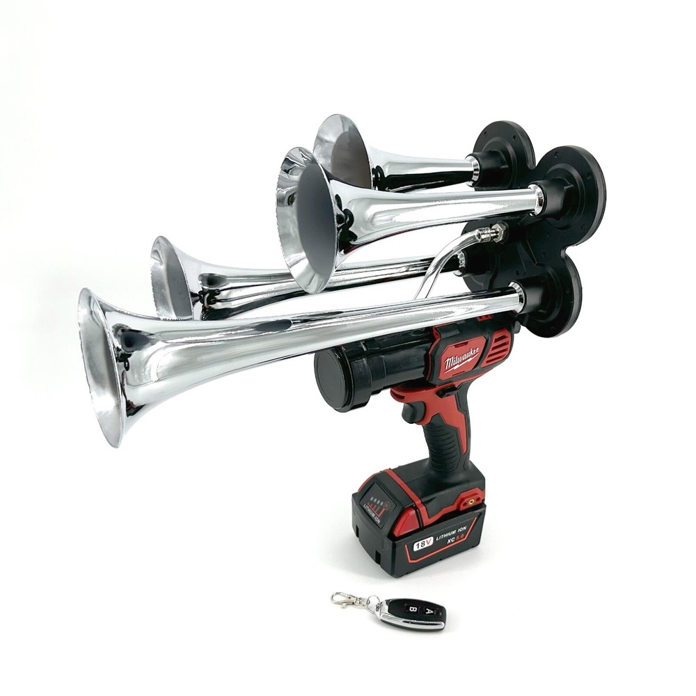 Milwaukee Impact Drill M18 Train Horn + Wireless Remote Control