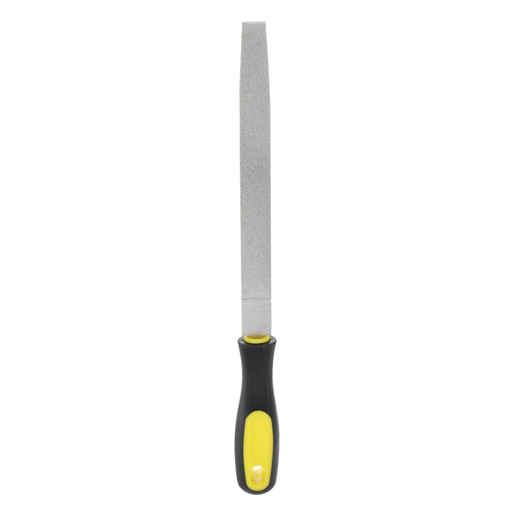Diamond Coated File 8 Inch 80 Grits Flat Files Tools with Plastic Handle