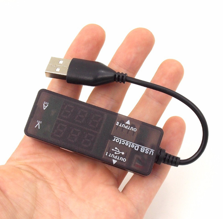 Electronic Detection Use Automobile MINI USB Voltage and Current Tester Detector