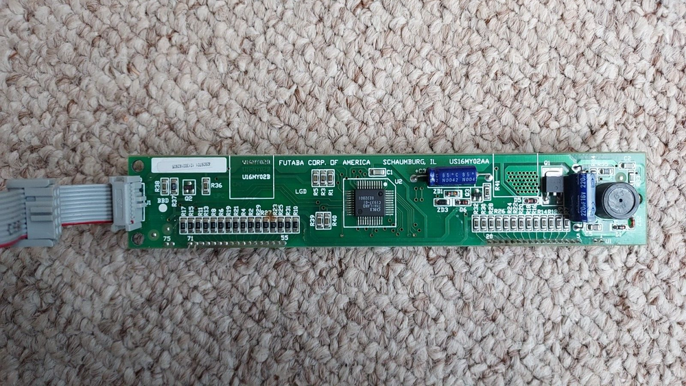 ROWE AMI JUKEBOX CD100A DIGITAL DISPLAY with CTRL BOARD 61116804