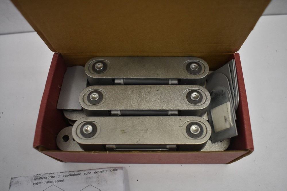 Laflorida Hitech Hinges Concealed 3-Axis Adjustable Silver Finish 896000106