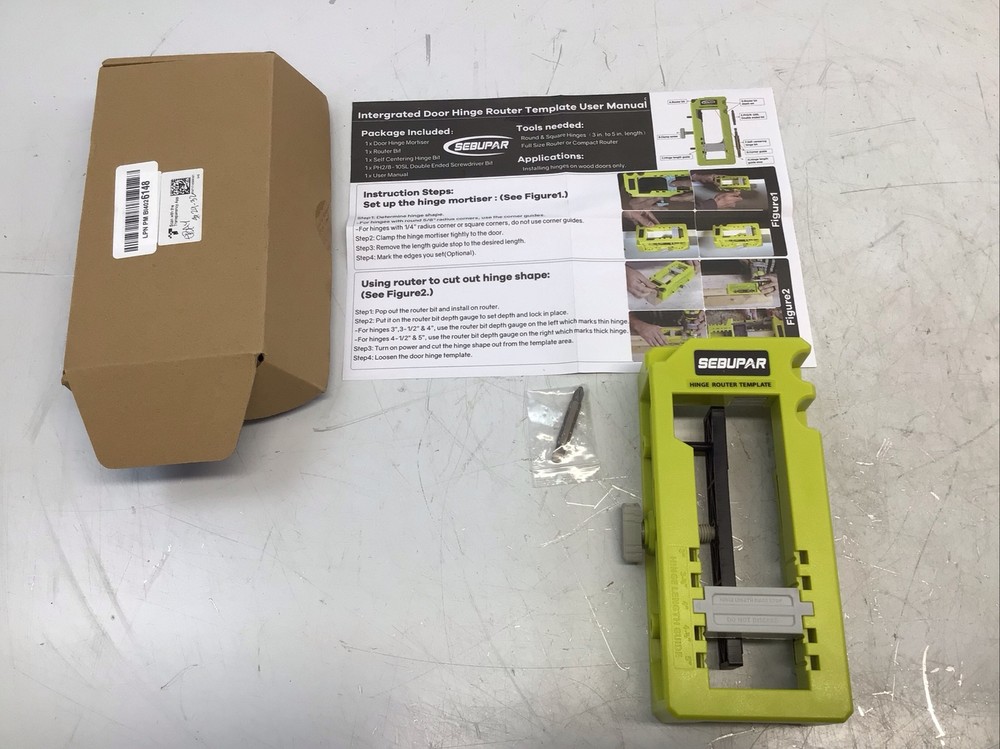 Sebupar Hinge Router Template