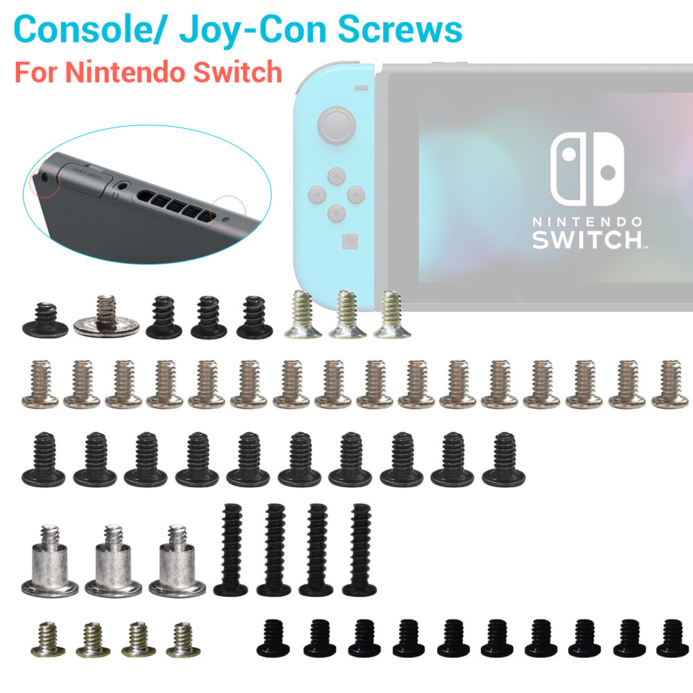 102Pcs Screws Full Set Replacement Parts For Nintendo Switch Console Joy-Con