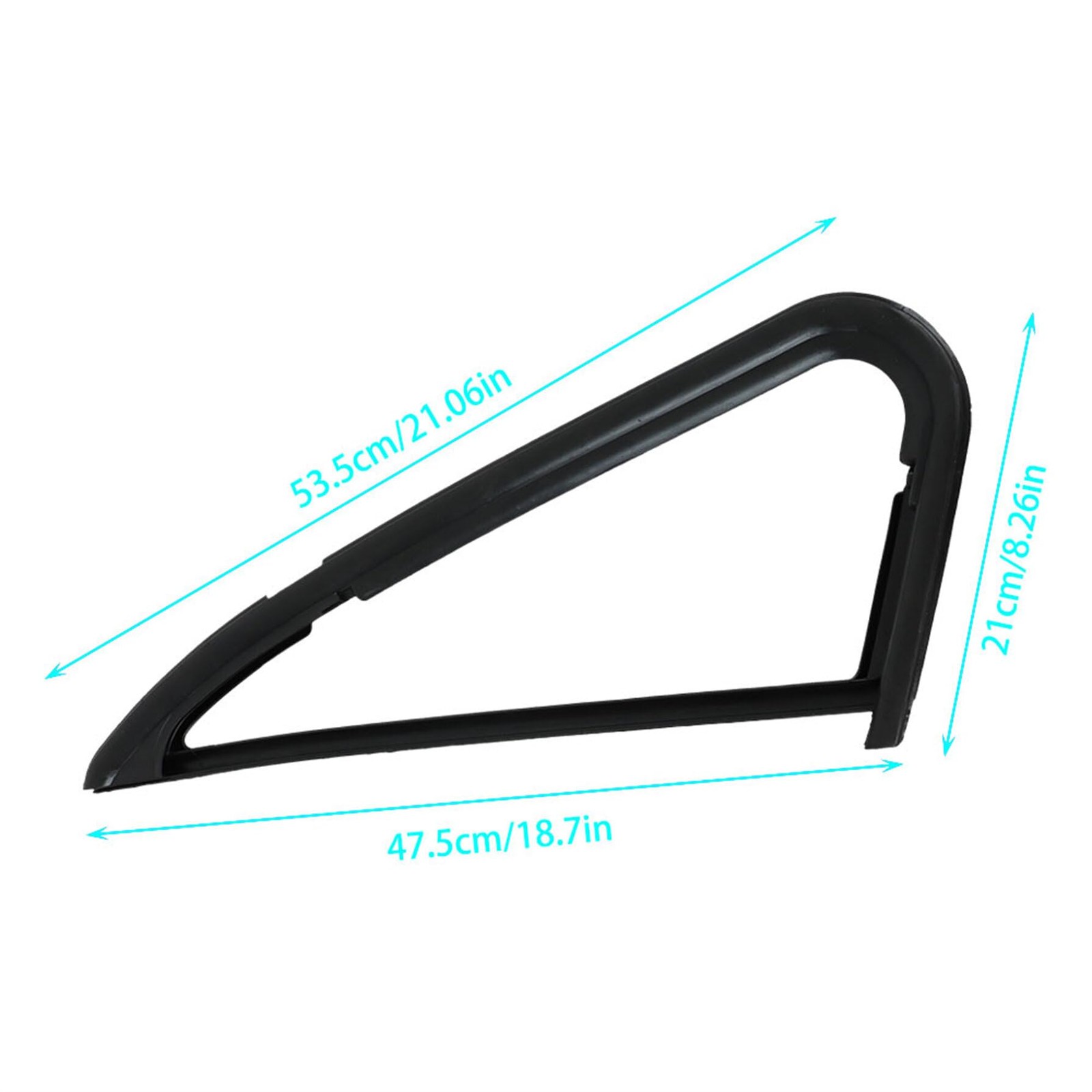 Front Vent Window Weatherstrip Seals Pair for 81-91 Blazer 81-86 C10 K10 Truck