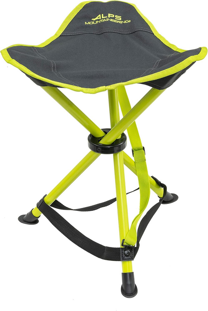 Tri-Leg Stool - Charcoal/Citrus, New