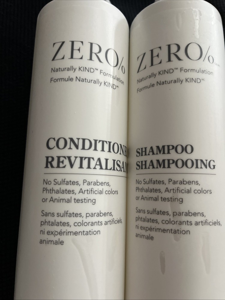 Zero% by Gilchrist & Soames Combo Shampoo & Conditioner 15oz Each New