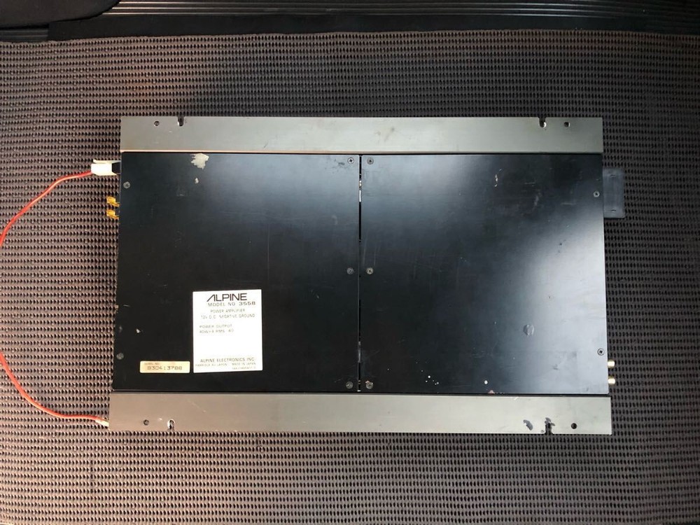 ALPINE Juba 3558 class A Power Amplifier Operation verified