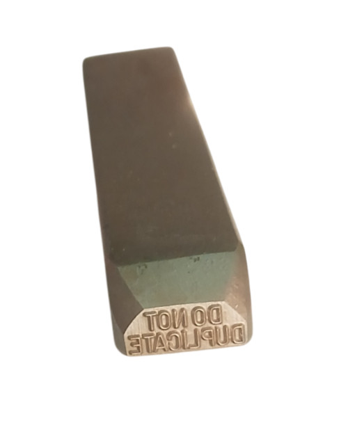 EverStamp #106 Locksmith Tool DO NOT DUPLICATE 2 line Key Stamp Tool Henry Evers