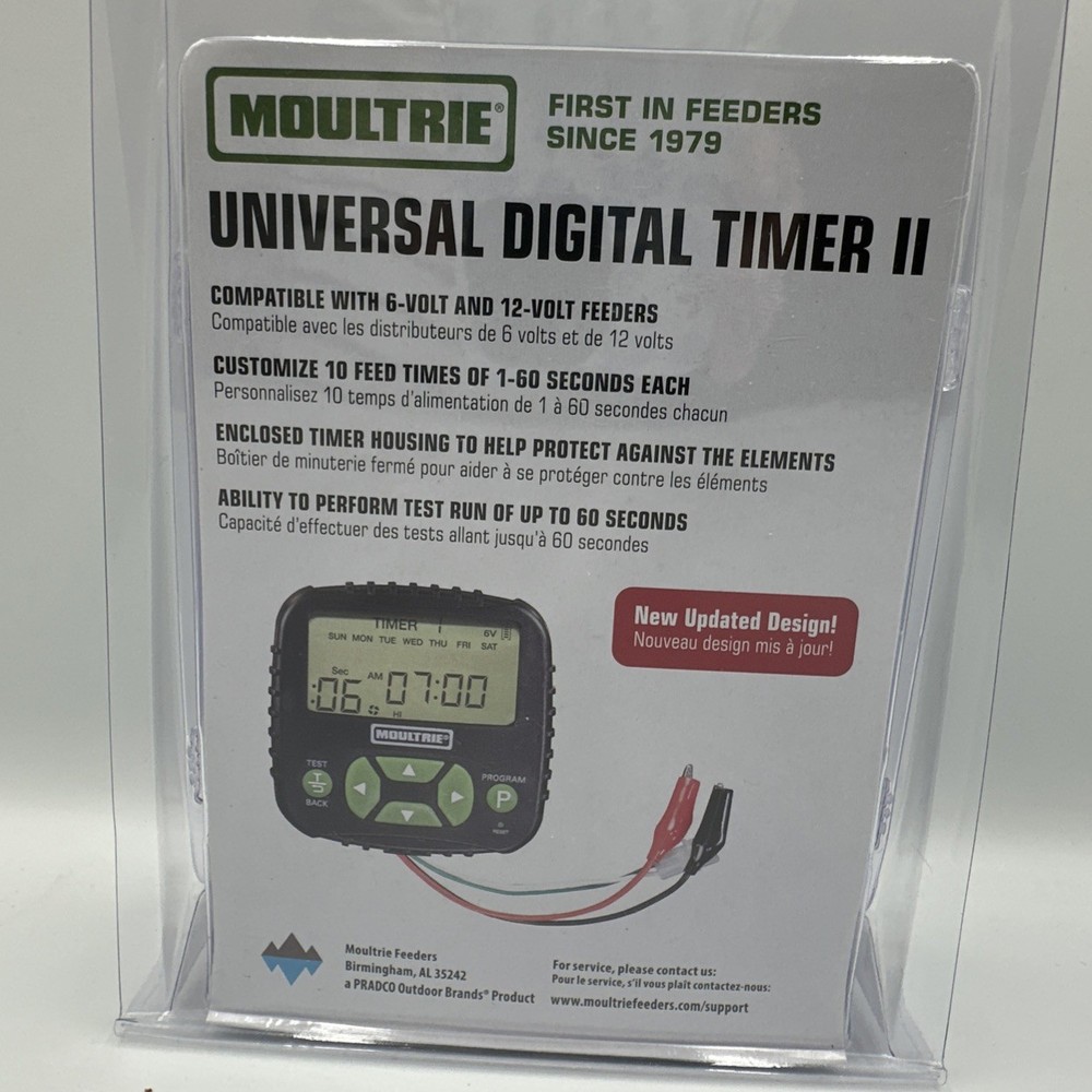Moultrie Universal Digital Timer II Feeder Accessory, New