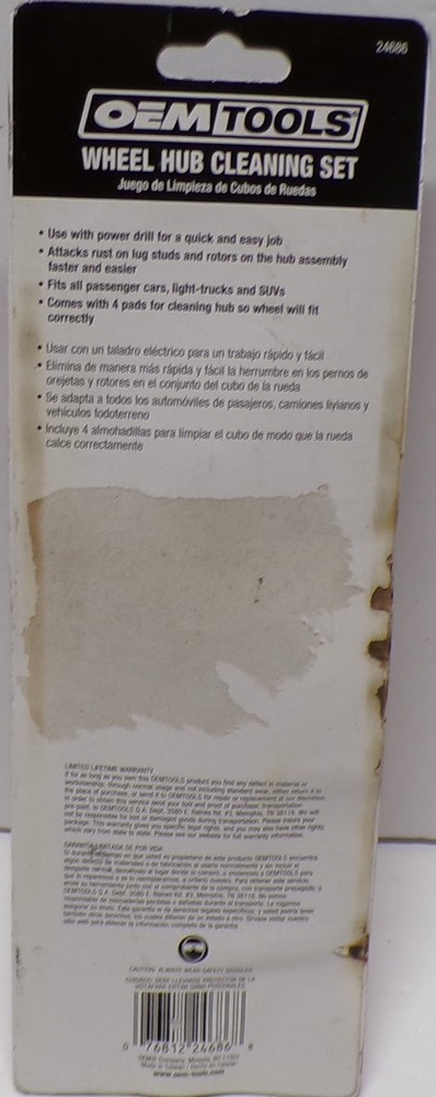 OEMTOOLS Wheel Hub Cleaning Set 24686