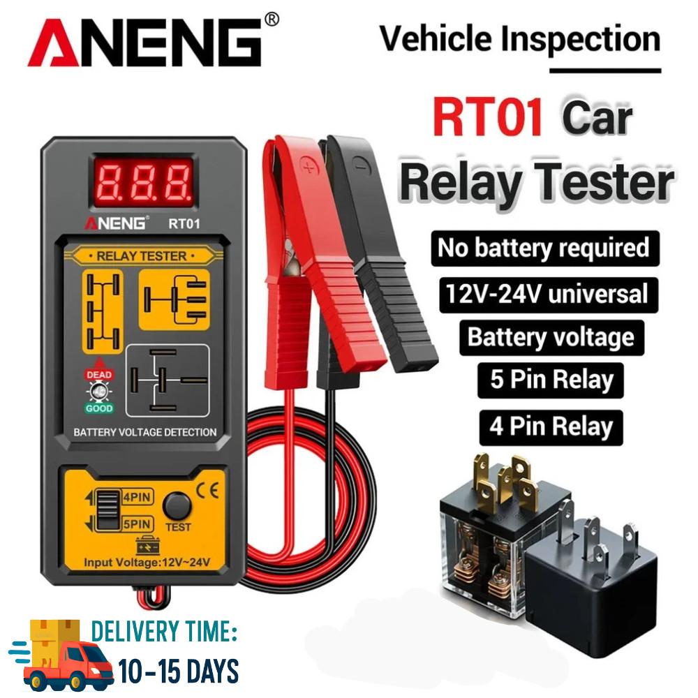 ANENG Universal Car Relay Tester Voltage Tester RT01 11-25V ar Battery
