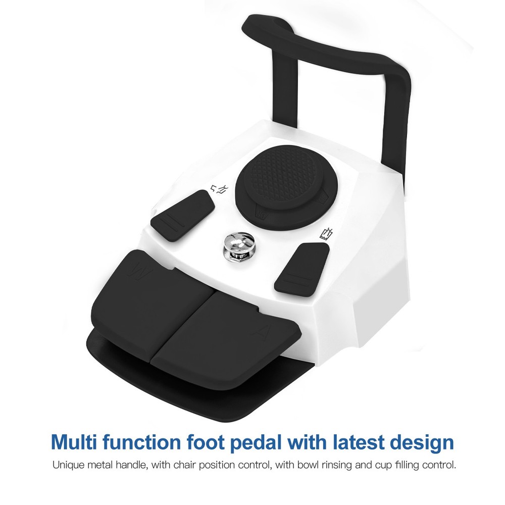 FDA Dental Chair Unit Computer Controlled DC Motor Hard Leather+Stool Kit/Sensor