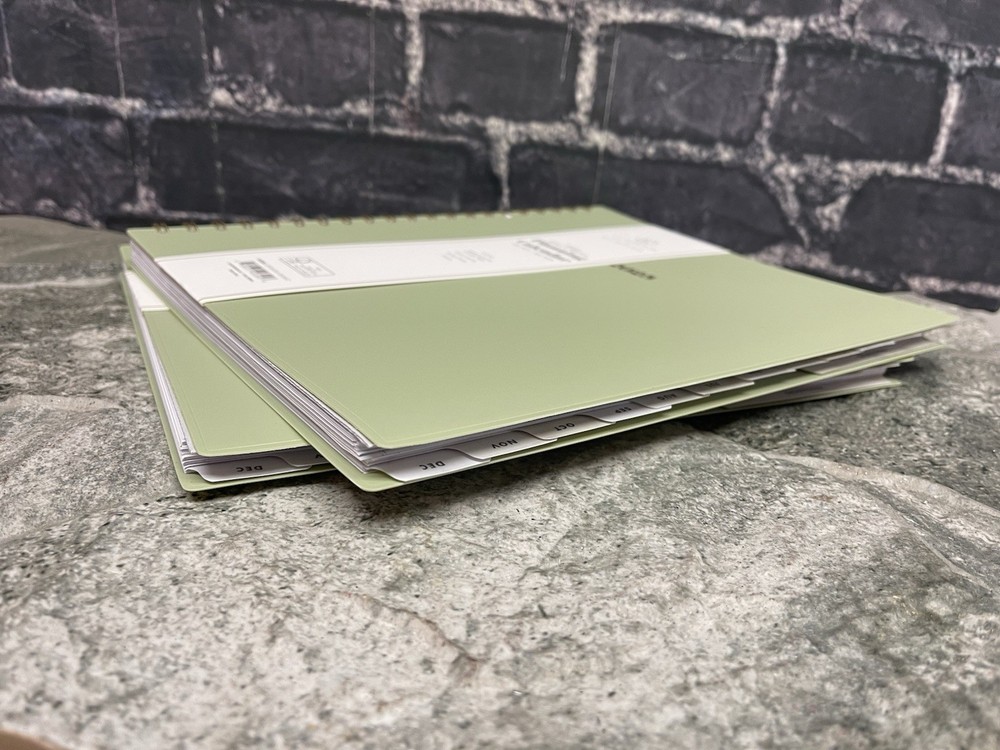 Tabbed Weekly And Monthly Calendar 2025 (2 Pack)