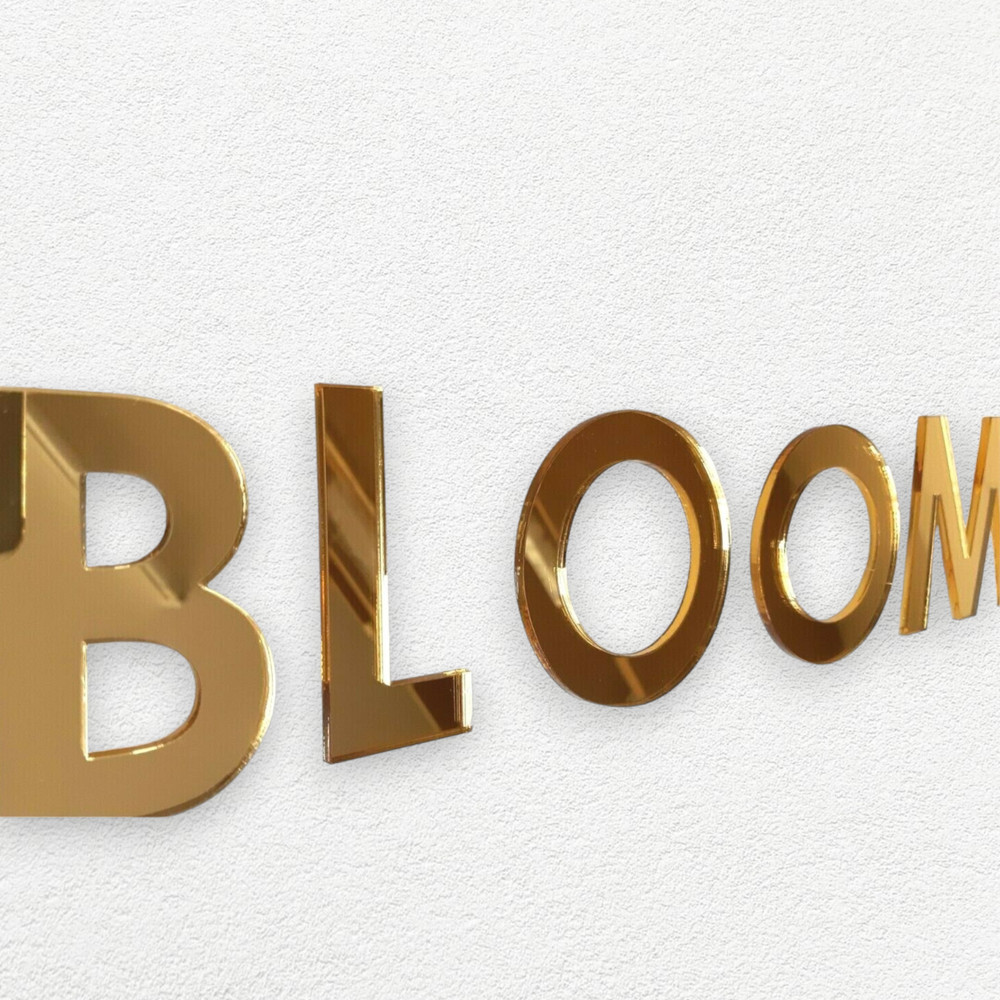 Shop Front Mirror & Solid Colour Letter & Logo Signs, Bespoke Made
