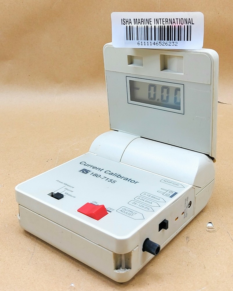 RS Precision Current Calibrator 0-20mA Source Simulator Tester 180-7155