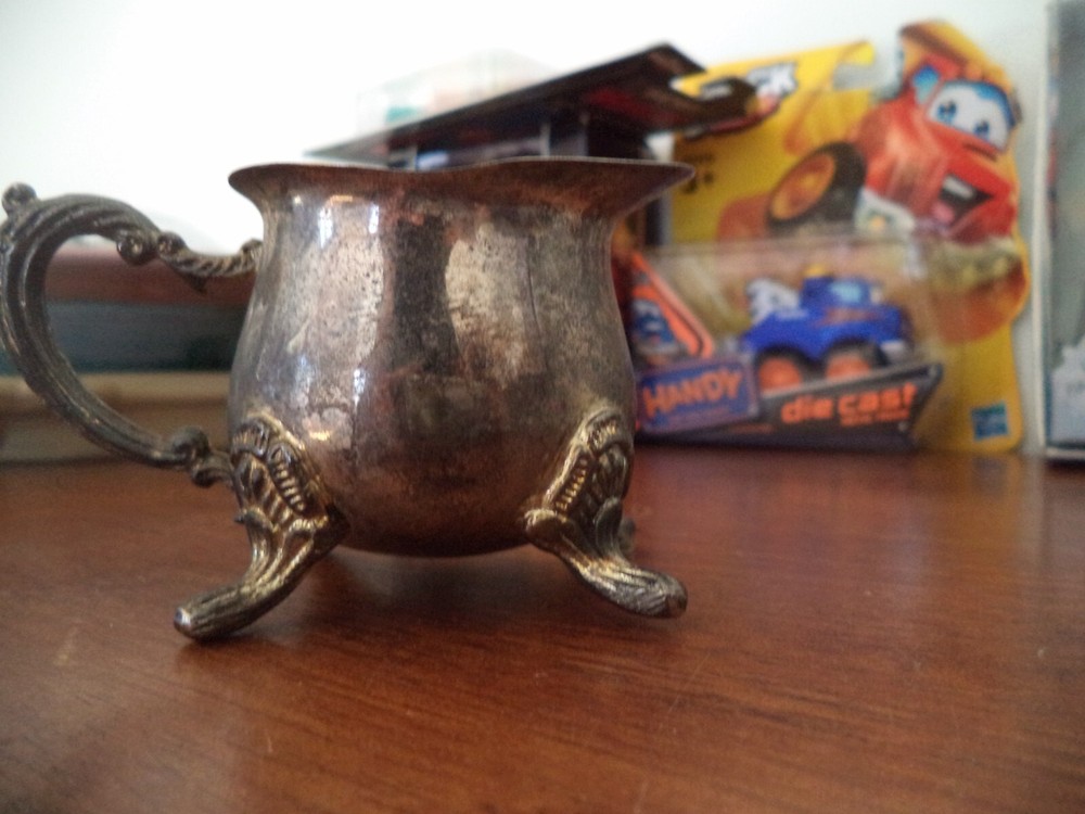 Vintage VICTORIAN Silverplated Creamer