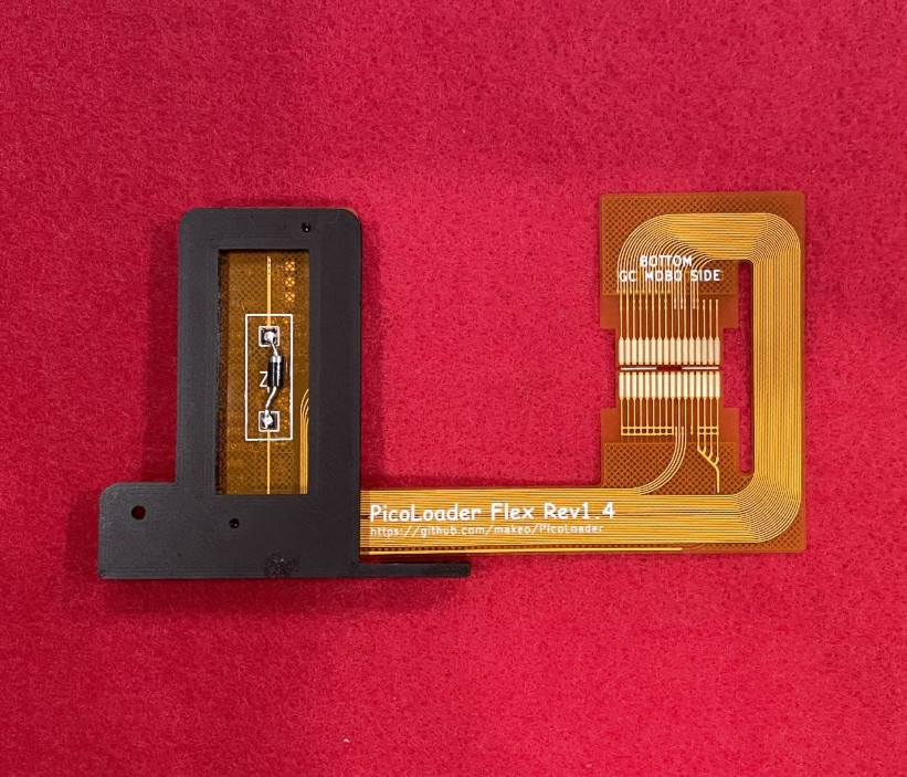 Picoloader Cable Pi Pico Presoldered with 3D Print Mount Kit