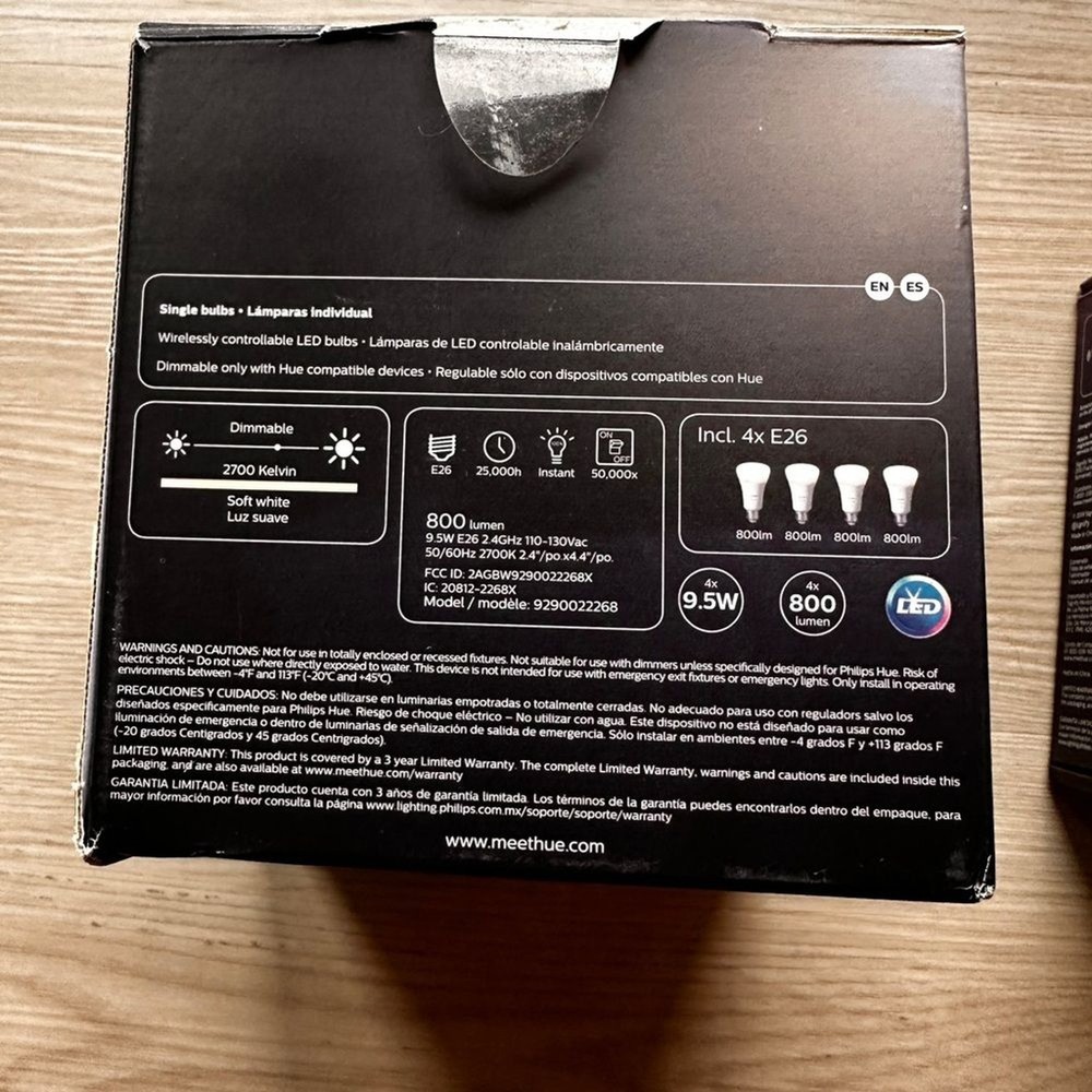 Philips Hue Smart Lighting Bundle A19 Bulbs + Color Lightstrip Plus