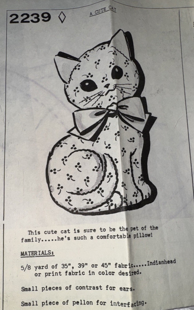 Vintage Plushy, Stuffed Mail Order Patterns ~Original~