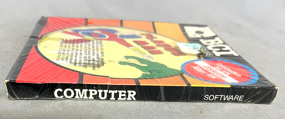 NIB! Plaque Man Commodore64/128|Atari48K flippy disk BCI Software 1985