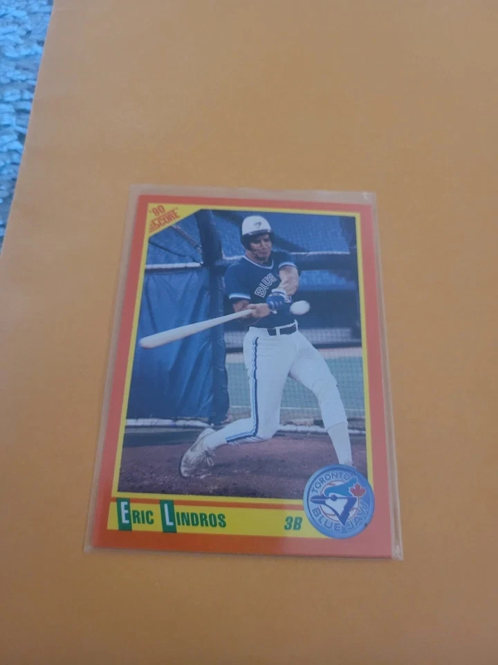 !!!     ERIC LINDROS  SCORE   BASEBALL ROOKIE  CARD $$
