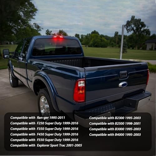 F1 Style Strobe LED 3rd Third Brake Light (1999-2016)-White Clear Len-B Model