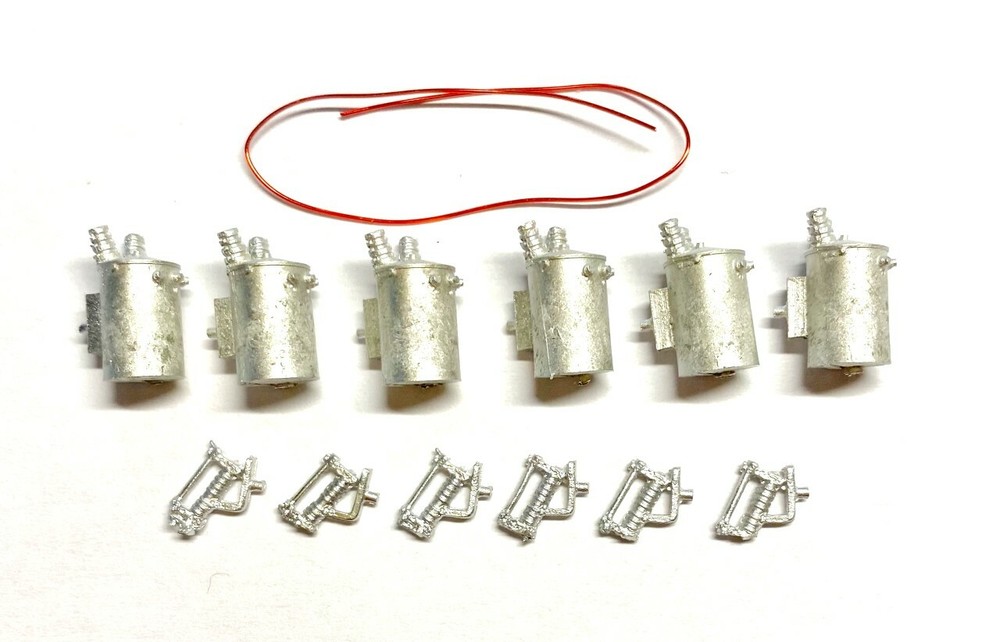 HO Scale Medium Power Pole Transformers Kit - set of 6 (2315)