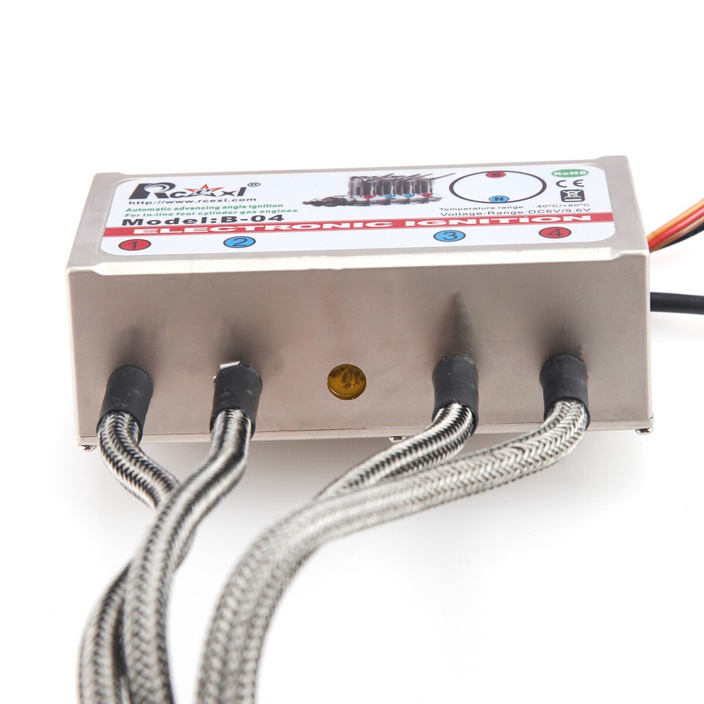 Four 4 Cylinder Inline Engine Ignition CDI for ME8 1/4 -32 120 Degree w/ Sensor