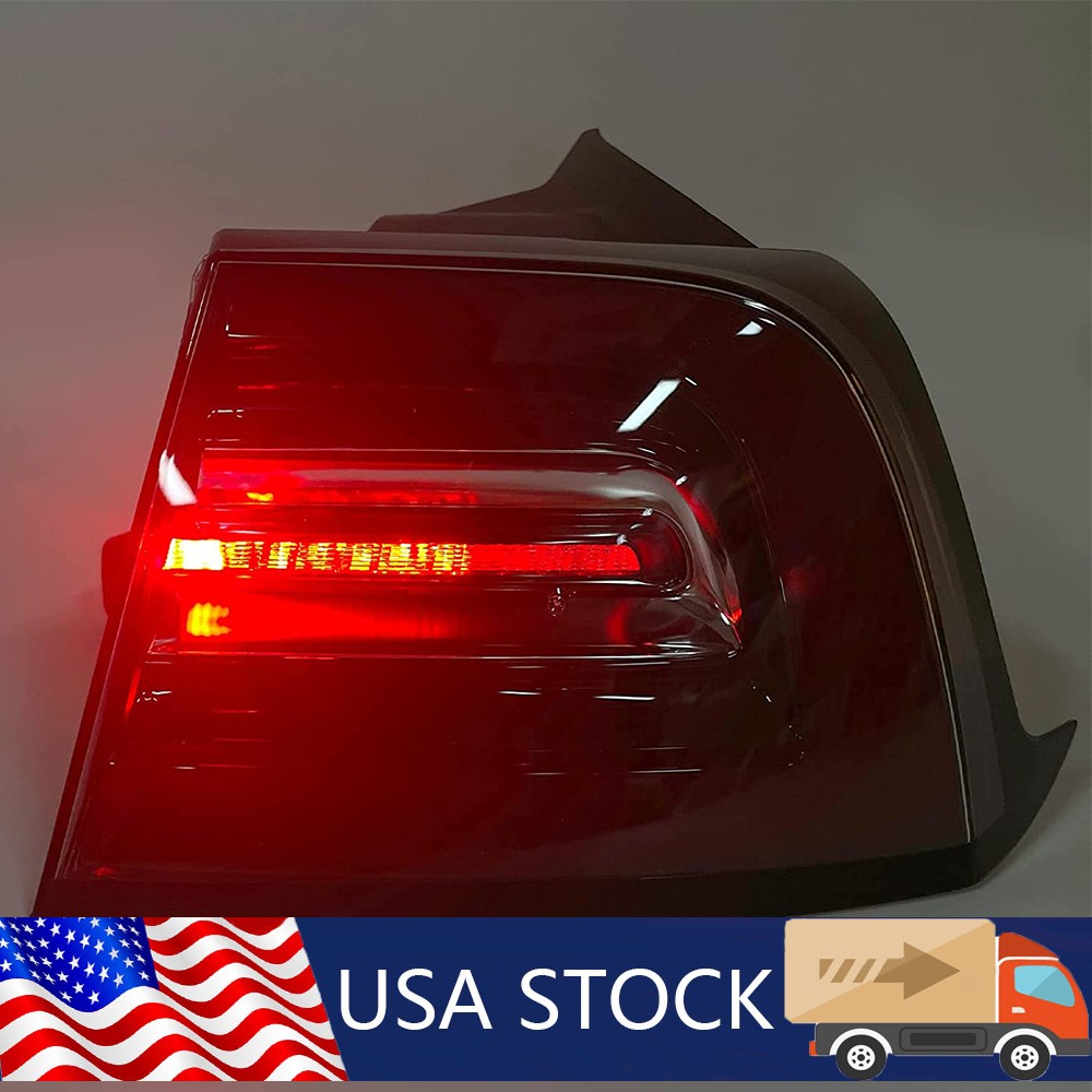 Tesla Model 3 17-23 LED Tail Light Outer Rear Taillight Right Passenger Side OEM