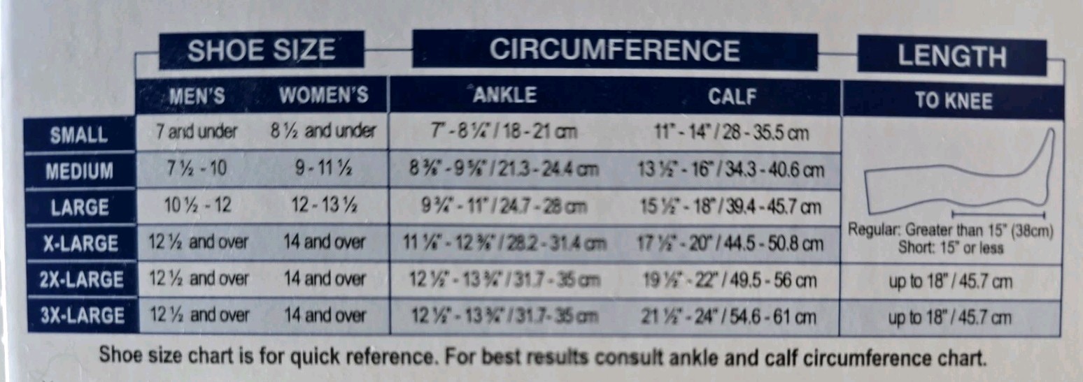 Truform Leg Health Compression Socks – Unisex, Firm Support (20-30 mmHg) 38865