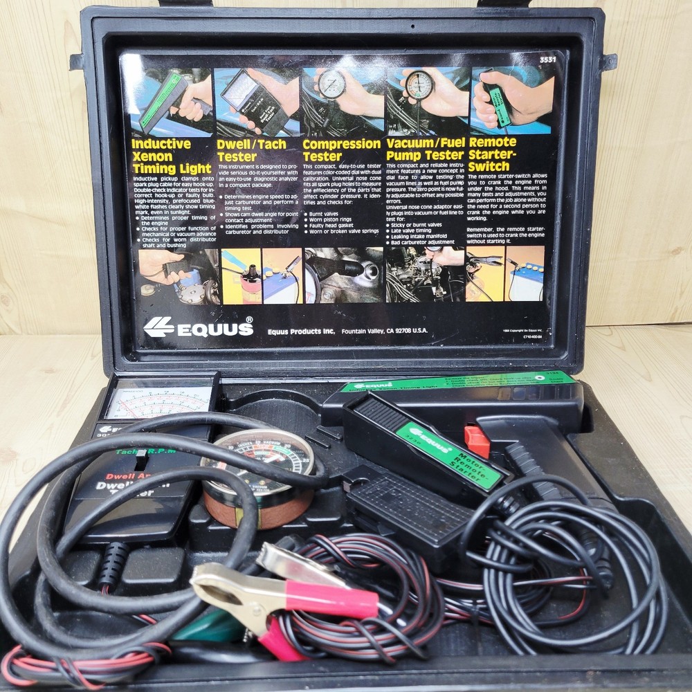 Vintage EQUUS Tune-UP Kit Missing Compression Tester
