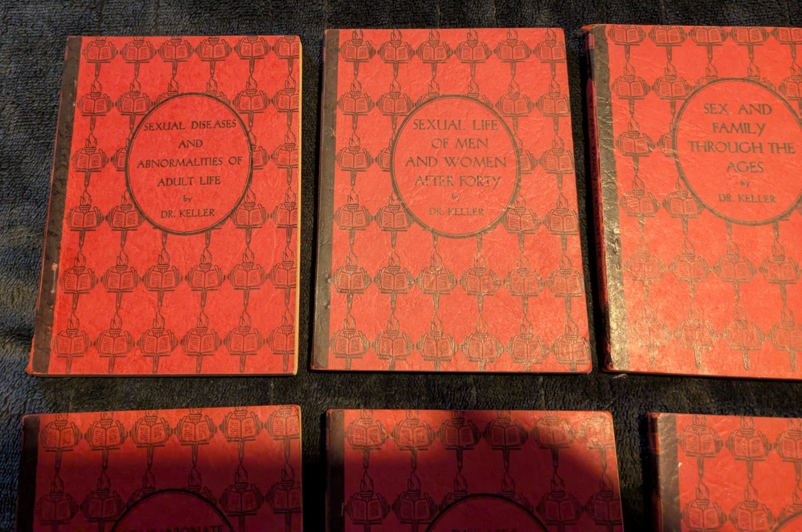 8 Books by Dr Keller "Sex and Society" Young Woman Roman Publishing 1928