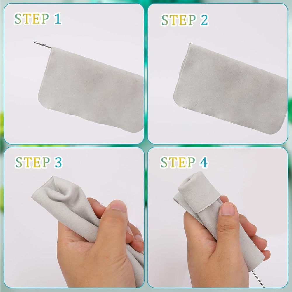 Loop Turner Sewing Tool, 4 Pieces Sewing Loop Turner Hook, Needle Hook,