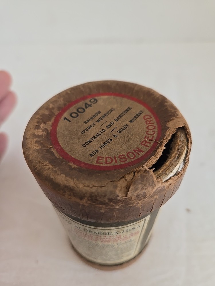 (1) Edison Record Tube Empty