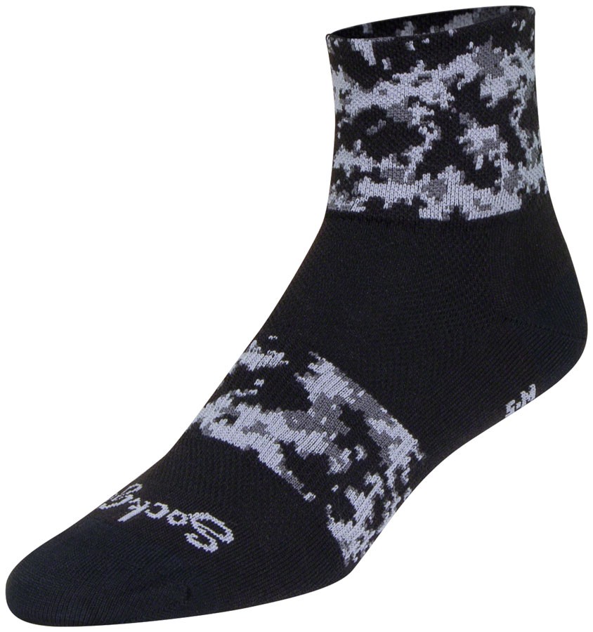 SockGuy Classic Dark Side Socks - 3", Small/Medium