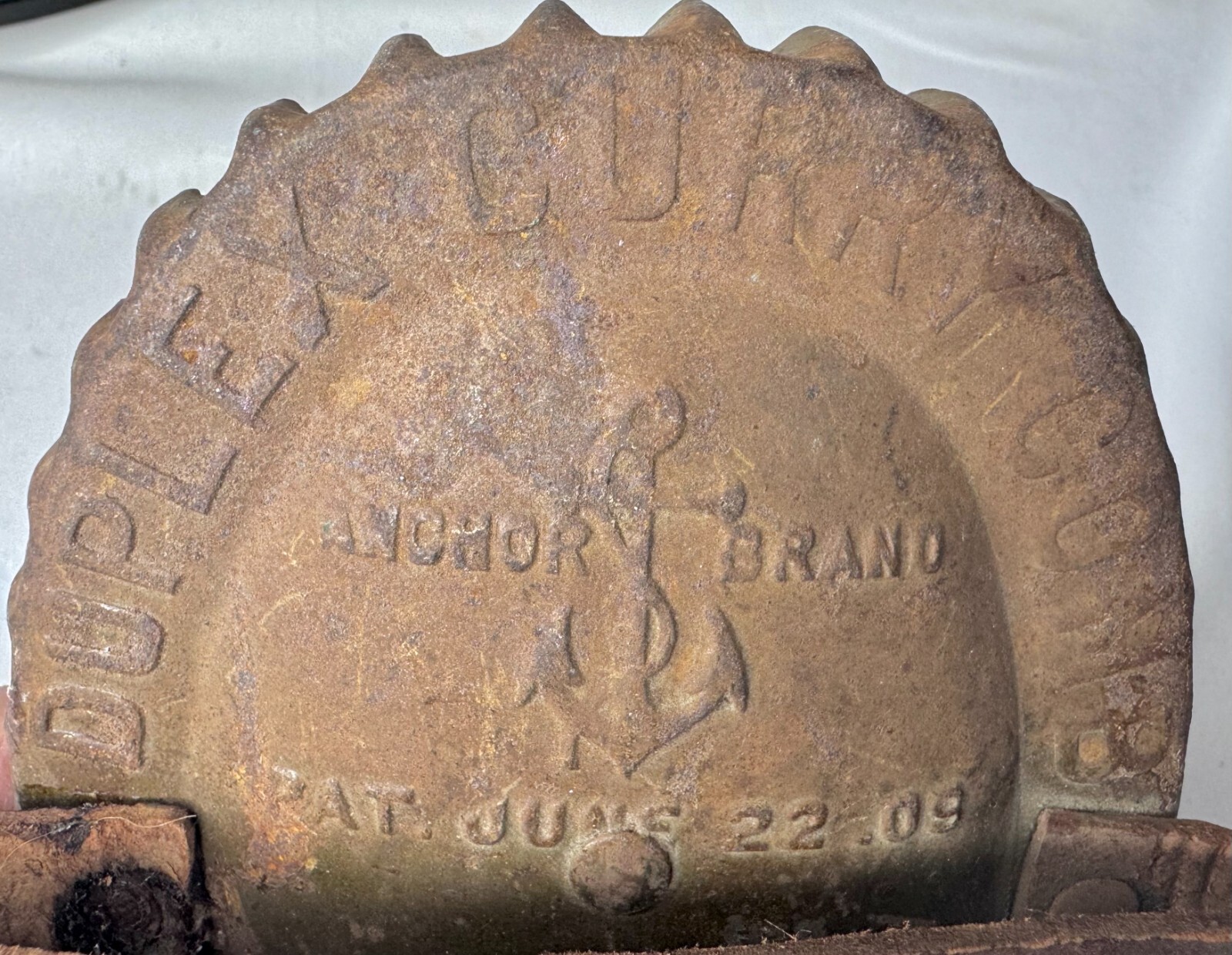 VTG ANCHOR BRAND No 1 Duplex CURRY COMB North and Judd Mfg New Britain Conn USA