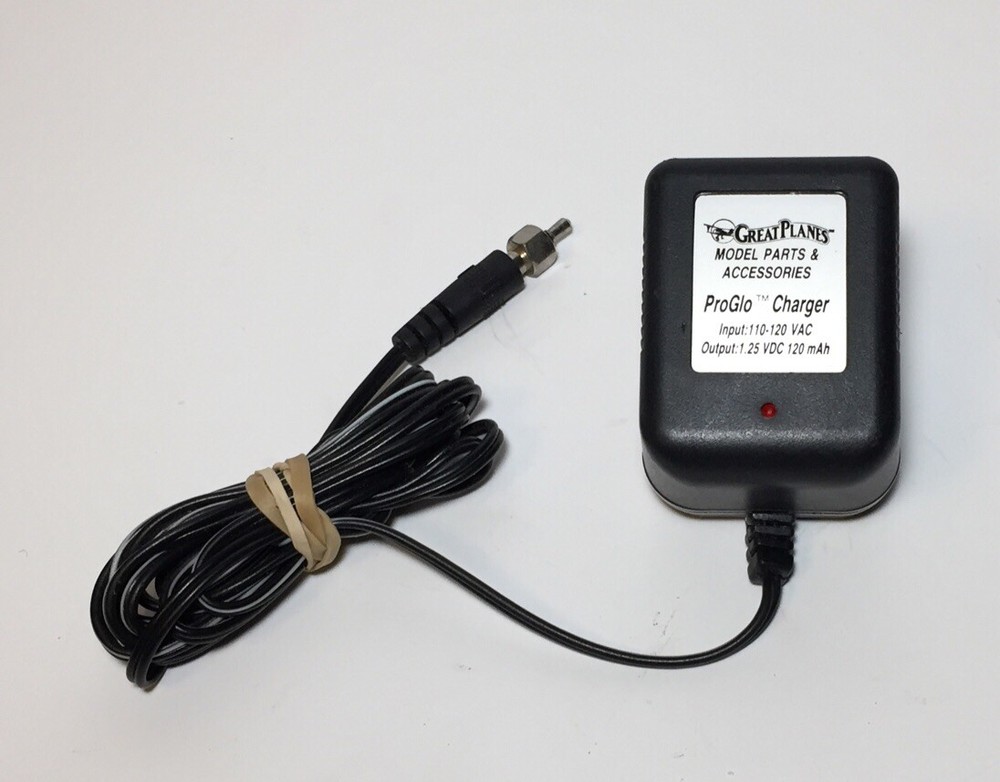 Great Planes ProGlo Charger AC Adapter Wall Plug