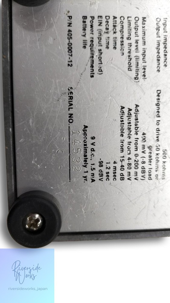 ROSS Compressor Guitar Effects Pedal for Musicians JP